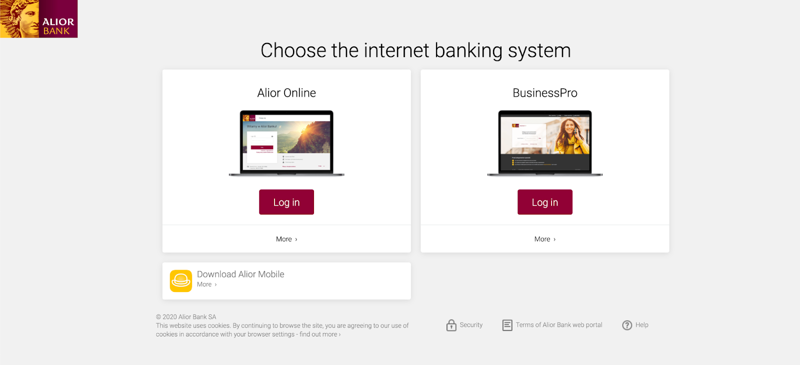 Alior bank screenshot blog