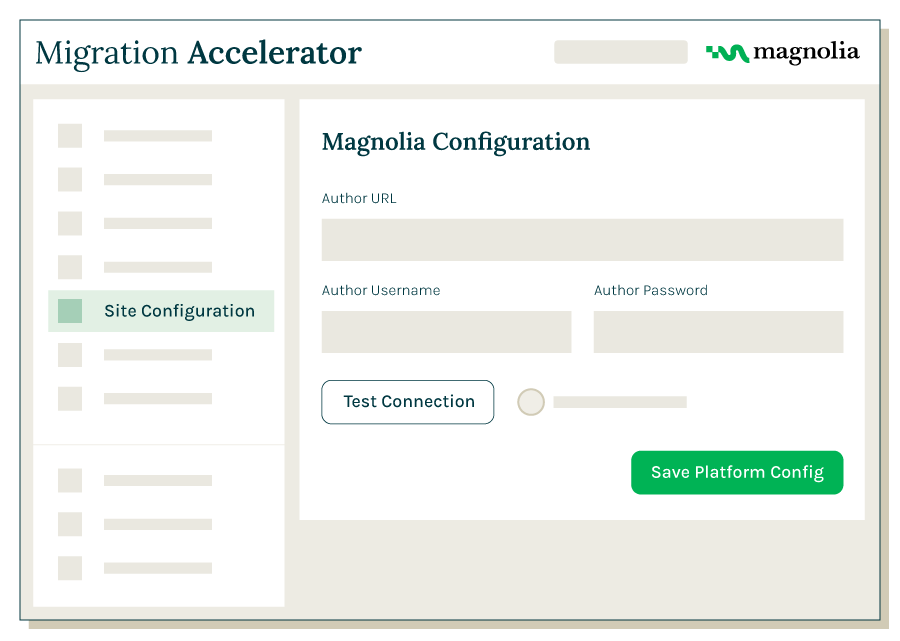 Accelerator Site Config